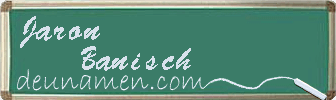 Jaron Banisch Visitenkarte